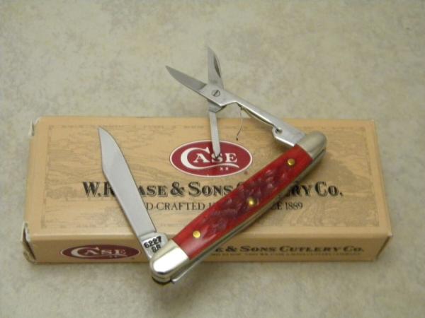 Case XX USA 4 Dot Bone 6227 Little 2 Blade Stockman Knife w/Scissors NIB Case XX USA 4 Dot Bone 6227 Little 2 Blade Stockman Knife w/Scissors NIB