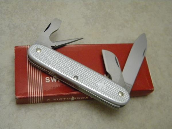Victorinox Switzerland Silver ALOX Electrician's  Knife - NIB c.1980's