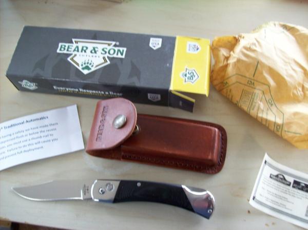 Bear & Son GA97 G-10 Folding Hunter NIB Bear & Son GA97 G-10 Folding Hunter NIB