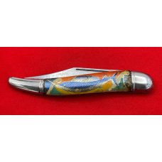 Vintage Imperial PROV USA Texas Toothpick or Fishing Knife w/Foil Scales Swordfish c.1946-1956 Vintage Imperial PROV USA Texas Toothpick or Fishing Knife w/Foil Scales Swordfish c.1946-1956