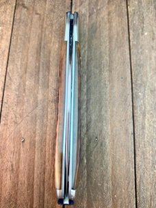 Canal Street Cutlery Half Moon Trapper Caramel Aberdeen Jigged Bone 2008