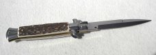 NEW FRANK BELTRAME 9" GENUINE STAG ITALIAN STILETTO 