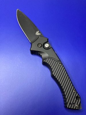 Benchmade 9600 Rukus II Automatic Knife (3.4" Black)