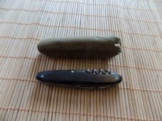 Vintage Henckels Knife with leather pouch