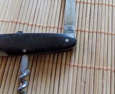 Vintage Henckels Knife with leather pouch