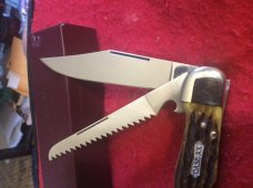 CASE XX SOLINGEN GERMANY DE 162500L 5” LONG GREEN BONE HANDLE DOUBLE LOCK BACK WITH TWO 440C BLADES CASE XX SOLINGEN GERMANY DE 162500L 5” LONG GREEN BONE HANDLE DOUBLE LOCK BACK WITH TWO 440C BLADES