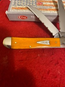 2021 Case XX USA 6249W SS Orange Bone Smooth Copperhead With Two Stainless Steel Wharncliff Blades 2021 Case XX USA 6249W SS Orange Bone Smooth Copperhead With Two Stainless Steel Wharncliff Blades