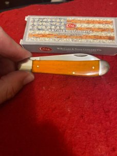 2021 Case XX USA 6249W SS Orange Bone Smooth Copperhead With Two Stainless Steel Wharncliff Blades 2021 Case XX USA 6249W SS Orange Bone Smooth Copperhead With Two Stainless Steel Wharncliff Blades