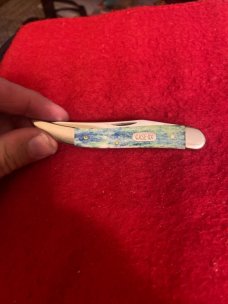 2001 Case XX USA 610094 SS Peacock Appaloosa Bone Handle Medium Toothpick New 2001 Case XX USA 610094 SS Peacock Appaloosa Bone Handle Medium Toothpick New
