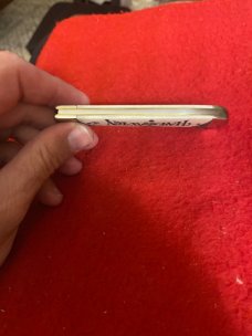 2014 Case XX USA 06154 SS White Bone Handle With Black Happy Halloween Trim And Single Blade 2014 Case XX USA 06154 SS White Bone Handle With Black Happy Halloween Trim And Single Blade