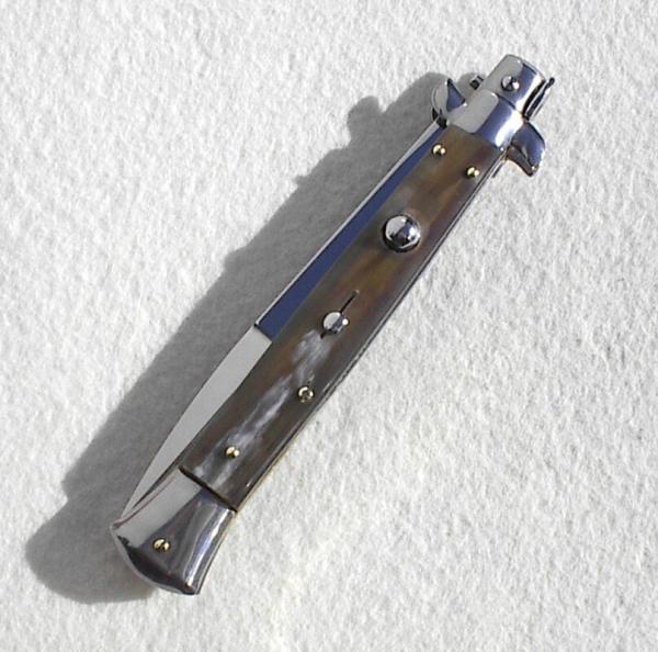 NEW OLD STOCK FRANK BELTRAME 11" GENUINE BRAZILIAN HORN ITALIAN STILETTO NEW OLD STOCK FRANK BELTRAME 11" GENUINE BRAZILIAN HORN ITALIAN STILETTO