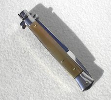 NEW OLD STOCK FRANK BELTRAME 11" GENUINE BRAZILIAN HORN ITALIAN STILETTO
