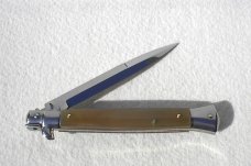 NEW OLD STOCK FRANK BELTRAME 11" GENUINE BRAZILIAN HORN ITALIAN STILETTO NEW OLD STOCK FRANK BELTRAME 11" GENUINE BRAZILIAN HORN ITALIAN STILETTO