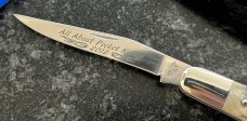 Canal Street Cutlery AAPK 2012 Forum Knife, Muskrat , Amazing American Elk Horn Handle, New Canal Street Cutlery AAPK 2012 Forum Knife, Muskrat , Amazing American Elk Horn Handle, New