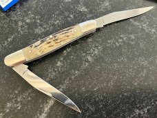 Canal Street Cutlery AAPK 2012 Forum Knife, Muskrat , Amazing American Elk Horn Handle, New Canal Street Cutlery AAPK 2012 Forum Knife, Muskrat , Amazing American Elk Horn Handle, New