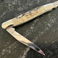 Canal Street Cutlery AAPK 2012 Forum Knife, Muskrat , Amazing American Elk Horn Handle, New Canal Street Cutlery AAPK 2012 Forum Knife, Muskrat , Amazing American Elk Horn Handle, New