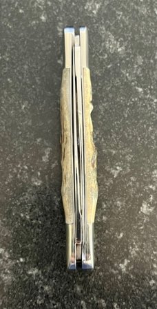 Canal Street Cutlery AAPK 2012 Forum Knife, Muskrat , Amazing American Elk Horn Handle, New Canal Street Cutlery AAPK 2012 Forum Knife, Muskrat , Amazing American Elk Horn Handle, New