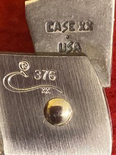 1989 Case XX • USA 61059 L DAM Rogers Bone Handle Lockback With Single Damascus Blade LE#376 1989 Case XX • USA 61059 L DAM Rogers Bone Handle Lockback With Single Damascus Blade LE#376