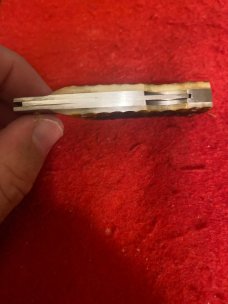 1989 Case XX • USA 61059 L DAM Rogers Bone Handle Lockback With Single Damascus Blade LE#376 1989 Case XX • USA 61059 L DAM Rogers Bone Handle Lockback With Single Damascus Blade LE#376