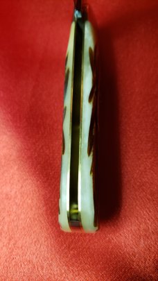 Great Eastern Cutlery 36 India Jigged Bone Elephant Toenail Clipper. New, Mint with tube and button.