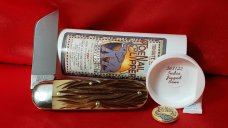 Great Eastern Cutlery 36 India Jigged Bone Elephant Toenail Clipper. New, Mint with tube and button.