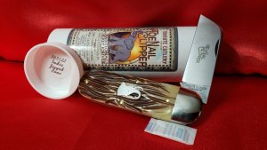 Great Eastern Cutlery 36 India Jigged Bone Elephant Toenail Clipper. New, Mint with tube and button.