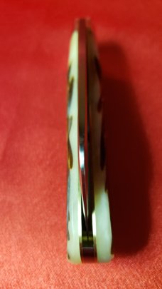 Great Eastern Cutlery 36 India Jigged Bone Elephant Toenail Clipper. New, Mint with tube and button.