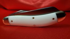 Great Eastern Cutlery 88 Trapper 888222 Yeti Ivory Acrylic New/Mint W/tube button waxed paper USA