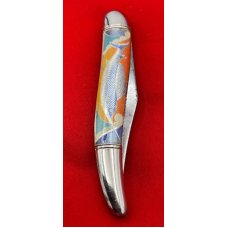 Vintage Imperial PROV USA Texas Toothpick or Fishing Knife w/Foil Scales Sailfish c.1946-1956 Vintage Imperial PROV USA Texas Toothpick or Fishing Knife w/Foil Scales Sailfish c.1946-1956