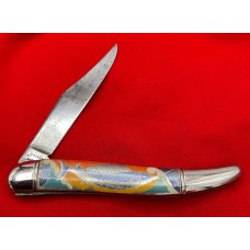 Vintage Imperial PROV USA Texas Toothpick or Fishing Knife w/Foil Scales Sailfish c.1946-1956 Vintage Imperial PROV USA Texas Toothpick or Fishing Knife w/Foil Scales Sailfish c.1946-1956