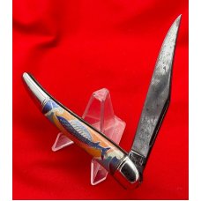 Vintage Imperial PROV USA Texas Toothpick or Fishing Knife w/Foil Scales Sailfish c.1946-1956 Vintage Imperial PROV USA Texas Toothpick or Fishing Knife w/Foil Scales Sailfish c.1946-1956