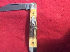 1989 CASE XX * USA 5125 1/2 DAM SUPER FAT AND GNARLY STAG HANDLE COKE BOTTLE WTH DAMASCUS BLADE LE 1989 CASE XX * USA 5125 1/2 DAM SUPER FAT AND GNARLY STAG HANDLE COKE BOTTLE WTH DAMASCUS BLADE LE