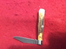 1989 CASE XX * USA 5125 1/2 DAM SUPER FAT AND GNARLY STAG HANDLE COKE BOTTLE WTH DAMASCUS BLADE LE 1989 CASE XX * USA 5125 1/2 DAM SUPER FAT AND GNARLY STAG HANDLE COKE BOTTLE WTH DAMASCUS BLADE LE