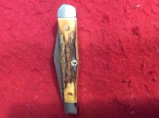 1989 CASE XX * USA 5125 1/2 DAM SUPER FAT AND GNARLY STAG HANDLE COKE BOTTLE WTH DAMASCUS BLADE LE 1989 CASE XX * USA 5125 1/2 DAM SUPER FAT AND GNARLY STAG HANDLE COKE BOTTLE WTH DAMASCUS BLADE LE