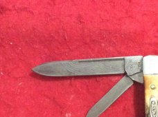 1989 CASE XX * USA 5215 D FAT AND VERY GNARLY STAG HANDLE GUNSTOCK WITH TWO DAMASCUS BLADES LE 1989 CASE XX * USA 5215 D FAT AND VERY GNARLY STAG HANDLE GUNSTOCK WITH TWO DAMASCUS BLADES LE