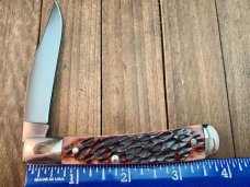 Canal Street Cutlery Half Moon Trapper Sandstone Brown Jigged Bone 2008 Canal Street Cutlery Half Moon Trapper Sandstone Brown Jigged Bone 2008