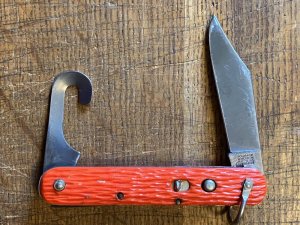 SCHRADE WALDEN NY USA  MC1 US Military orange paratrooper switchblade fast shipping with tracking