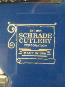 Schrade Walden Heritage series Collector Display 