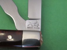 Bulldog Brand 2006 Tortoise Kaleidoscope Handles Doctors Knife 