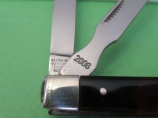 Bulldog Brand 2006 Tortoise Kaleidoscope Handles Doctors Knife 