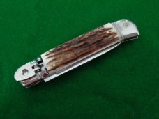 AKC Italy STAG Lever Lock Old Style Knarly STAG Mint