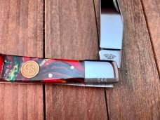 Canal Street Cutlery Pinch Lockback Candy Christmas Ribbon Acrylic Canal Street Cutlery Pinch Lockback Candy Christmas Ribbon Acrylic