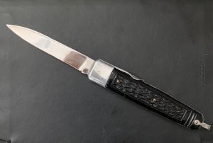 10" BREVETE S.G.D.G. / INOX Vintage French Leve Pull