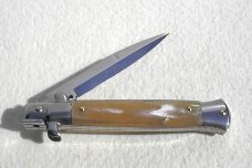 NEW FRANK BELTRAME 9" GENUINE FRENCH BOVINE HORN ITALIAN STILETTO