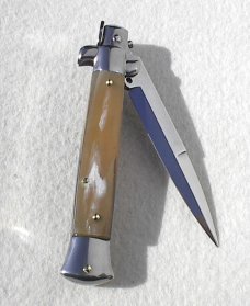 NEW FRANK BELTRAME 9" GENUINE FRENCH BOVINE HORN ITALIAN STILETTO