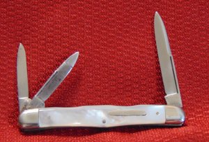  VINTAGE SIMMONS HDWE. CO. GERMANY GENUINE PEARL SWELLCENTER CONGRESS WHITTLER  KNIFE 1890-1915