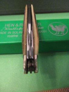 Hen & Rooster Stag Handle Whittler Pattern # 323 DS