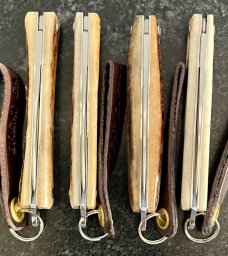 Great Eastern Cutlery #052121SS (Stainless Steel) Keychain Knife, Stag Handle, New (GEC 05) Great Eastern Cutlery #052121SS (Stainless Steel) Keychain Knife, Stag Handle, New (GEC 05)