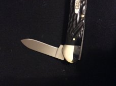 2015 CASE XX USA 62131 SS ROUGH BLACK HANDLE CANOE WITH TWO STAINLESS STEEL BLADES 2015 CASE XX USA 62131 SS ROUGH BLACK HANDLE CANOE WITH TWO STAINLESS STEEL BLADES