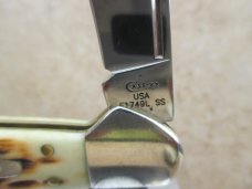 Case XX Amber Jigged Bone Mini Copperlock Stainless Steel Lockback Case XX Amber Jigged Bone Mini Copperlock Stainless Steel Lockback